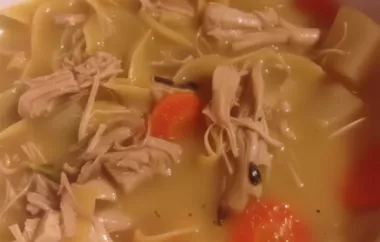 Cold-Busting Ginger Chicken Noodle Soup: A Hearty and Spicy Soup to Heal Your Cold