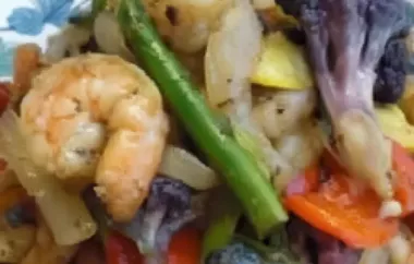 Colorful and Healthy Rainbow Stir Fry Recipe