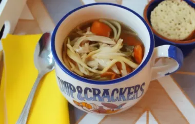 Comforting and Delicious Slow Cooker Chicken Noodle Soup Recipe
