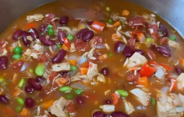 Comforting and hearty slow cooker pork stew with beans