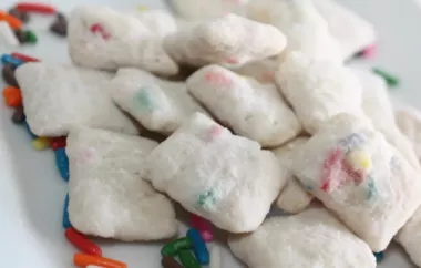 Confetti White Puppy Chow Recipe