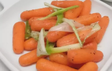 Confit of Leeks and Baby Carrots Recipe
