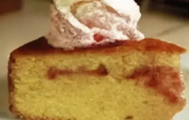 Cornmeal-Strawberry Cake