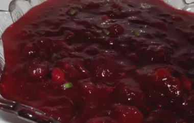 Cranberry Sauce with a Spicy Twist