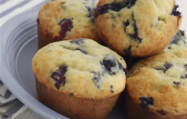 Cream Cheese Blueberry Muffins