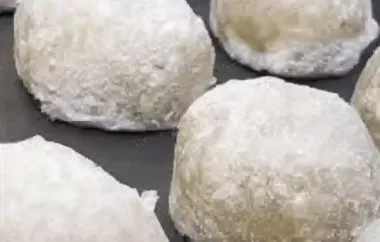 Cream Cheese Snowball Cookies