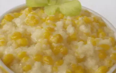 Cream Corn Like No Other - A Delicious American Side Dish
