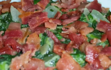 Creamed Spinach with Onions and Bacon