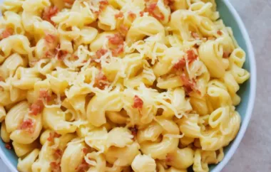 Creamy and Cheesy Instant Pot Bacon Macaroni and Cheese