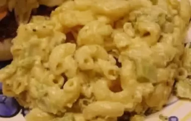 Creamy and Cheesy Macaroni and Cheese with a Healthy Twist of Broccoli