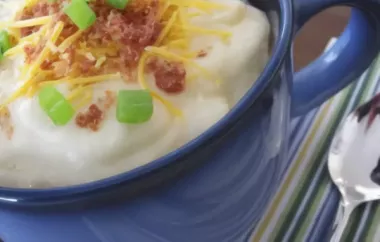 Creamy and comforting Baked Potato Soup