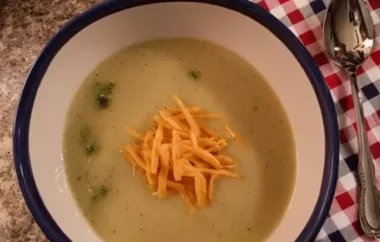 Creamy and Comforting Potato Broccoli and Cheese Soup