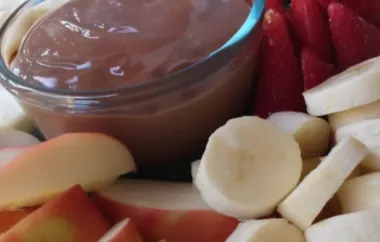 Creamy and Decadent Nutella Fruit Dip