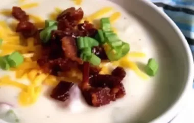 Creamy and Delicious Baked Potato Soup III Recipe
