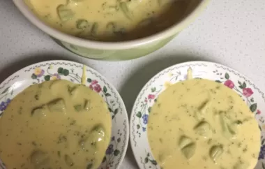 Creamy and Delicious Broccoli Cheese Soup Recipe