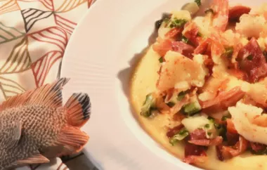 Creamy and delicious Cheesy Shrimp and Grits