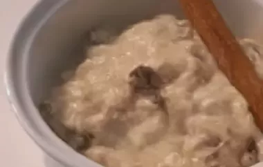 Creamy and Delicious Classic Rice Pudding Recipe