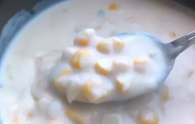 Creamy and delicious corn chowder made in the Instant Pot