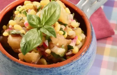 Creamy and Delicious Corn Potato Salad Recipe