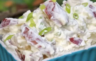 Creamy and delicious country cottage potato salad