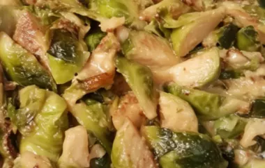 Creamy and Delicious Cream Braised Brussels Sprouts Recipe