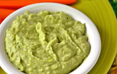 Creamy and Delicious Green Avocado Leek Dip Recipe