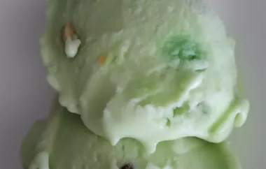 Creamy and Delicious Homemade Pistachio Ice Cream Recipe