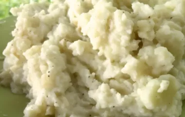 Creamy and Delicious Mashed Cauliflower Recipe