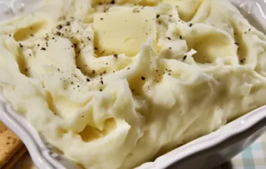 Creamy and delicious mashed potatoes with a hint of tangy cream cheese.