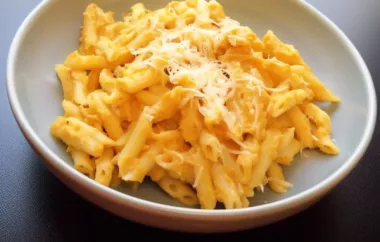 Creamy and Delicious Pumpkin Pasta Recipe