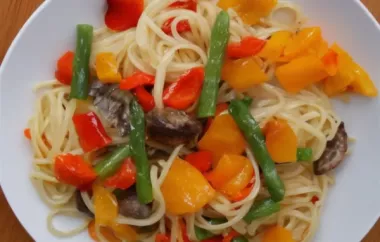 Creamy and delicious roasted portobello mushroom fettuccine recipe