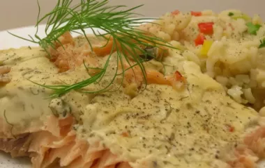 Creamy and delicious salmon fillets with a hint of dill