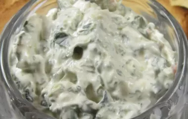 Creamy and Delicious Spinach Dip Recipe
