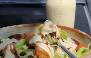 Creamy and Delicious Vegan Caesar Salad Dressing Recipe