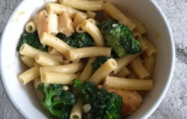 Creamy and delicious Ziti Chicken and Broccoli recipe