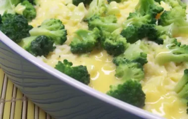 Creamy and flavorful broccoli and cheese casserole