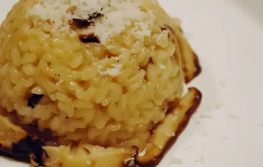 Creamy and flavorful chanterelle risotto recipe