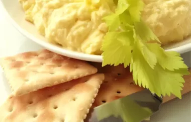 Creamy and flavorful deviled egg inspired appetizer dip