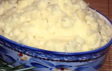 Creamy and Flavorful Garlic Herb Feta Cheese Mashed Potatoes Recipe