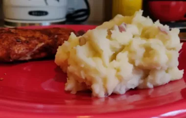 Creamy and flavorful garlic mashed potatoes recipe