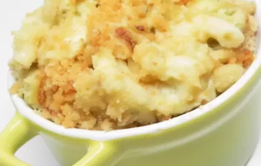 Creamy and flavorful Green Mac and Cheese