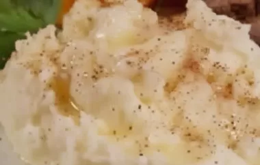 Creamy and flavorful mashed potatoes with a hint of nutmeg