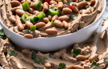 Creamy and Flavorful Pinto Bean Dip