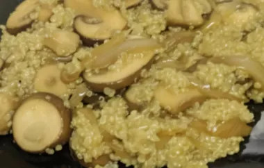 Creamy and flavorful Quinoa Mushroom Risotto