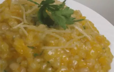 Creamy and flavorful risotto with butternut squash and white beans