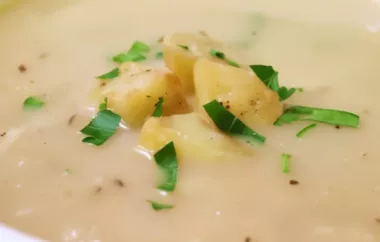Creamy and Flavorful Roasted Garlic Potato Soup Recipe