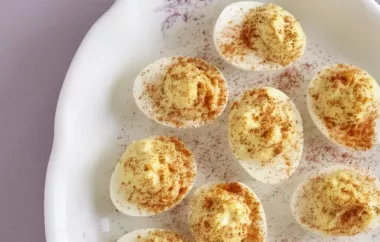 Creamy and flavorful twist on classic deviled eggs
