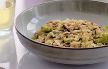 Creamy and flavorful wild mushroom risotto