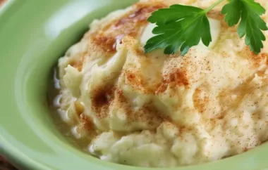 Creamy and Healthy Cauliflower Mashed Potatoes Recipe