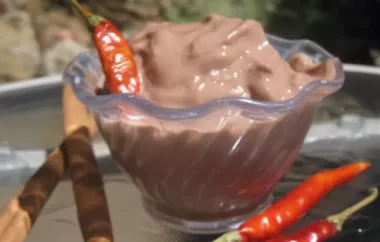 Creamy and indulgent Mexican chocolate frozen yogurt